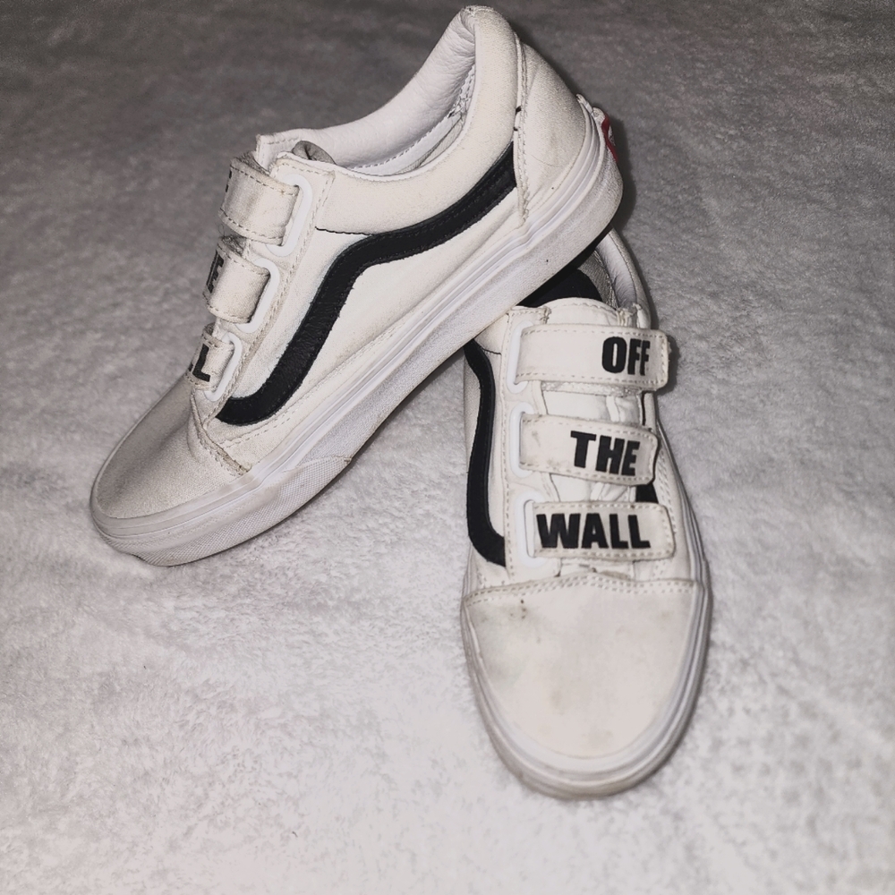 Vans Old Skool White & Black Off the Wall Men's 5.5 Women's 7